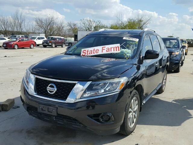 5N1AR2MN6DC639401 - 2013 NISSAN PATHFINDER BLACK photo 2