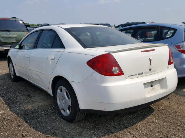 1G2ZF55B664240172 - 2006 PONTIAC G6 SE WHITE photo 3