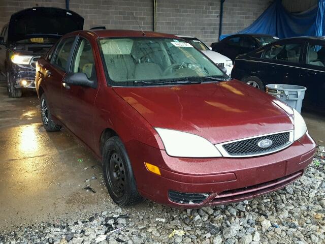 1FAHP34N66W230000 - 2006 FORD FOCUS ZX4 BURGUNDY photo 1