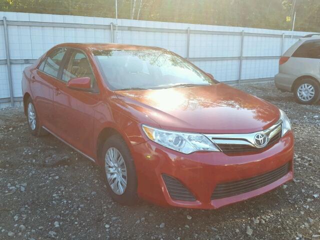 4T4BF1FK4CR240074 - 2012 TOYOTA CAMRY BASE RED photo 1