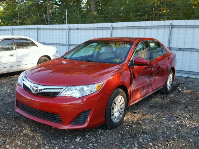 4T4BF1FK4CR240074 - 2012 TOYOTA CAMRY BASE RED photo 2