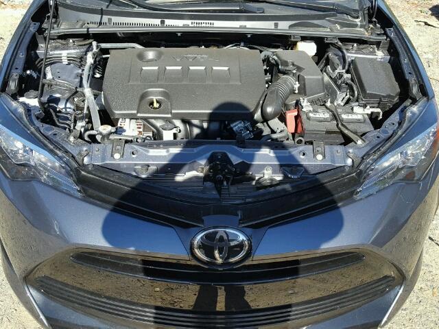 5YFBURHE3HP679961 - 2017 TOYOTA COROLLA L CHARCOAL photo 7