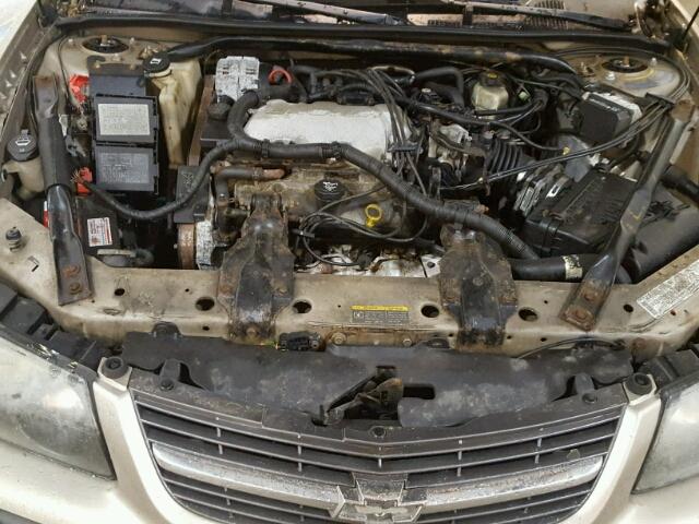 2G1WF52E039126232 - 2003 CHEVROLET IMPALA TAN photo 7