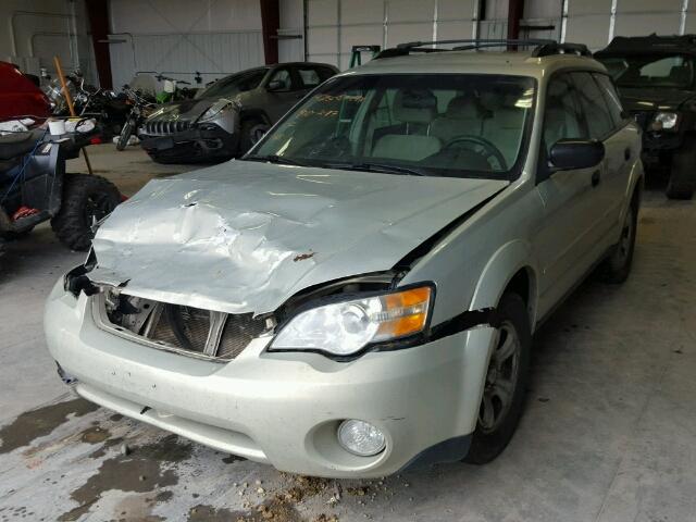 4S4BP61C077305320 - 2007 SUBARU LEGACY GREEN photo 2