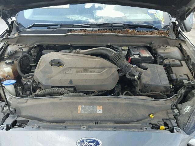 3FA6P0HR9DR234609 - 2013 FORD FUSION SE CHARCOAL photo 7