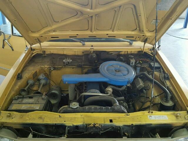 SGTBWE00595 - 1979 FORD COURIER YELLOW photo 7