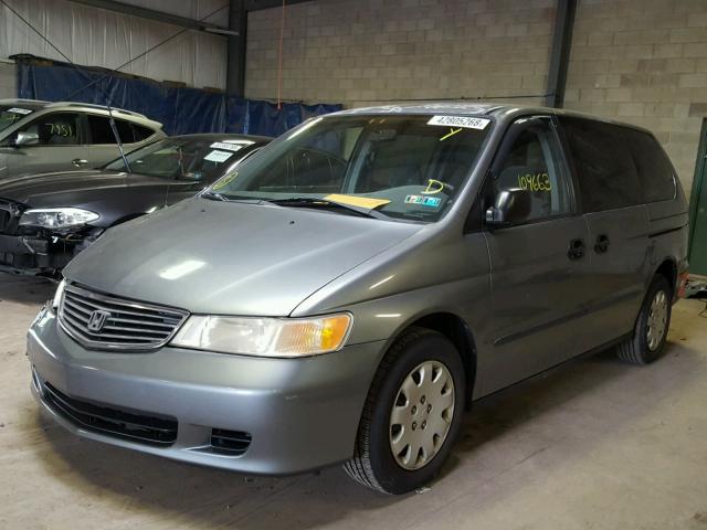 2HKRL1850YH599937 - 2000 HONDA ODYSSEY LX GRAY photo 2