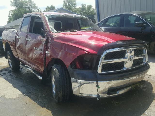 1D7RV1GT3BS584664 - 2011 DODGE RAM 1500 BURGUNDY photo 1