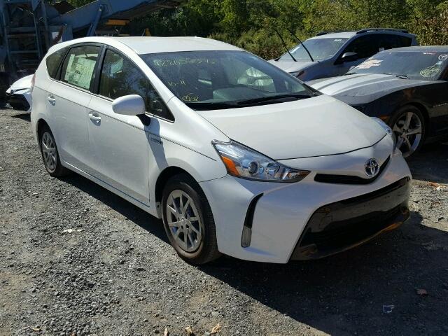 JTDZN3EU4HJ057121 - 2017 TOYOTA PRIUS V WHITE photo 1