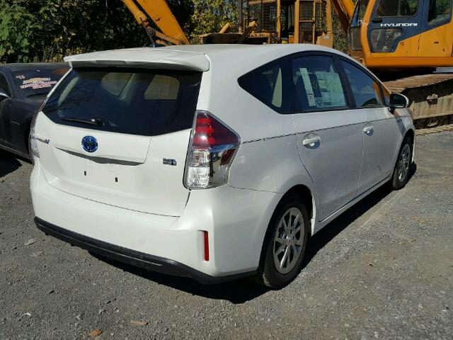 JTDZN3EU4HJ057121 - 2017 TOYOTA PRIUS V WHITE photo 4