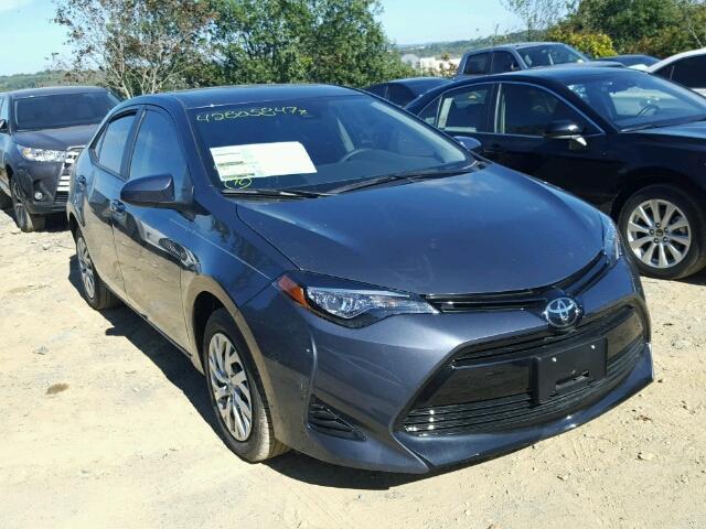 5YFBURHE1HP686052 - 2017 TOYOTA COROLLA L GRAY photo 1