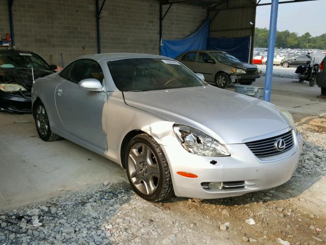 JTHFN45Y889017331 - 2008 LEXUS SC 430 SILVER photo 1