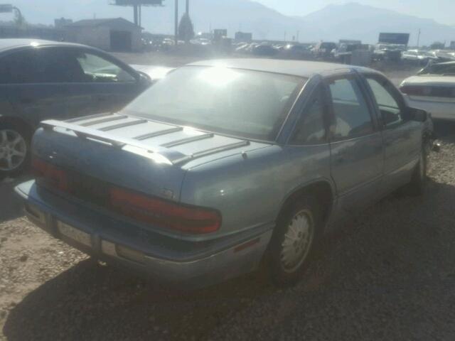 2G4WF55L0R1477629 - 1994 BUICK REGAL GRAN BLUE photo 4