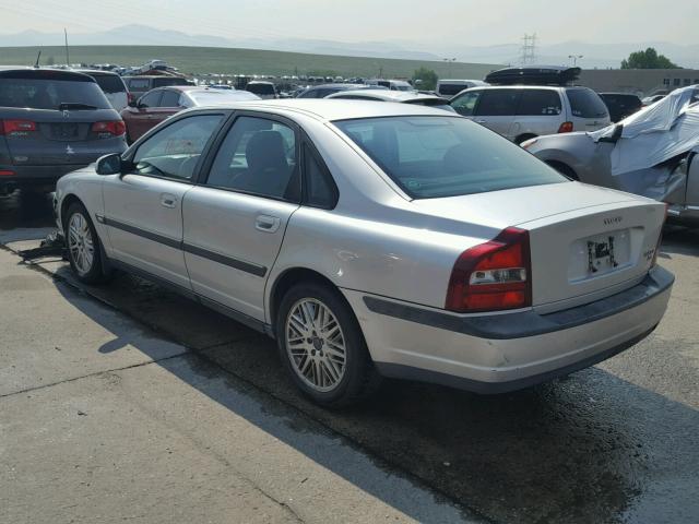 YV1TS92D121252276 - 2002 VOLVO S80 SILVER photo 3