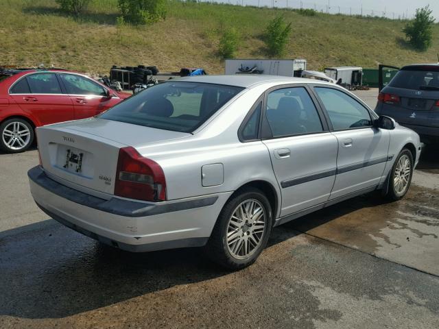 YV1TS92D121252276 - 2002 VOLVO S80 SILVER photo 4