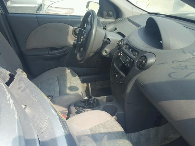 1G8AF52F25Z153655 - 2005 SATURN ION LEVEL GRAY photo 5