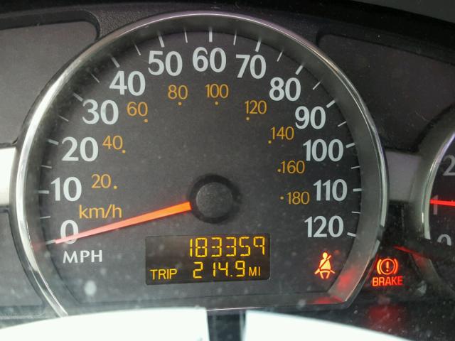 1G8AF52F25Z153655 - 2005 SATURN ION LEVEL GRAY photo 8