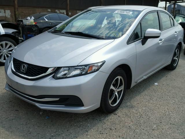 19XFB2F71FE240548 - 2015 HONDA CIVIC SE SILVER photo 2