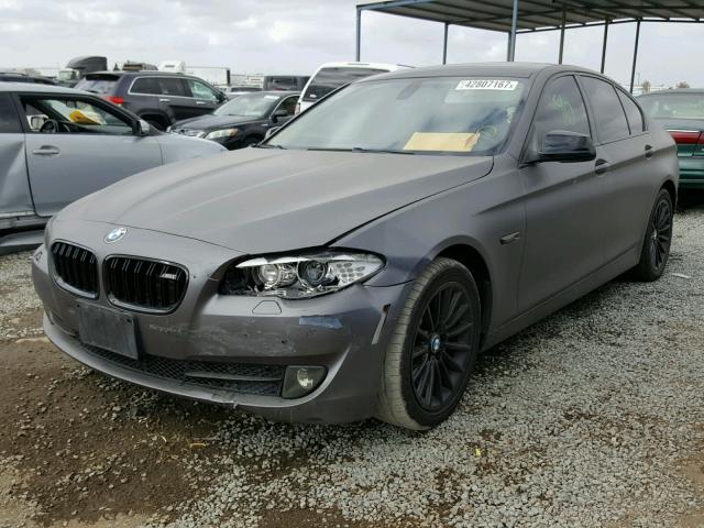 WBAFR7C52CC816949 - 2012 BMW 535 GRAY photo 2