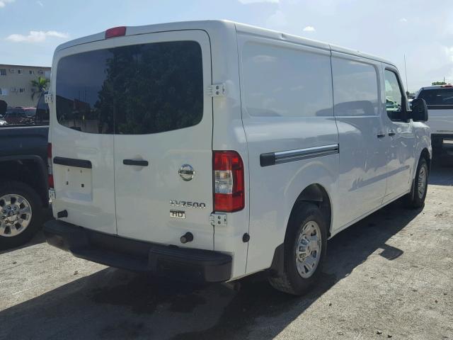 1N6BF0KYXFN803644 - 2015 NISSAN NV 1500 WHITE photo 4