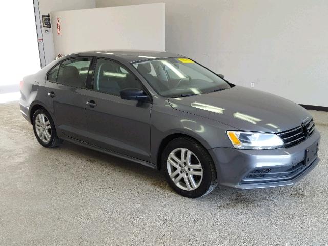 3VW2K7AJ7FM217082 - 2015 VOLKSWAGEN JETTA BASE 灰色 照片 1