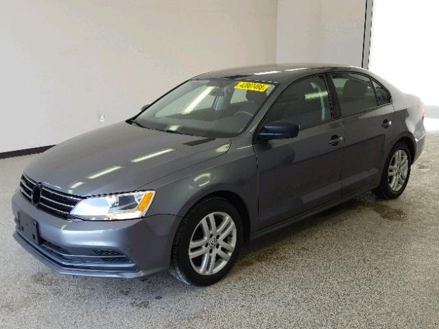 3VW2K7AJ7FM217082 - 2015 VOLKSWAGEN JETTA BASE 灰色 照片 2