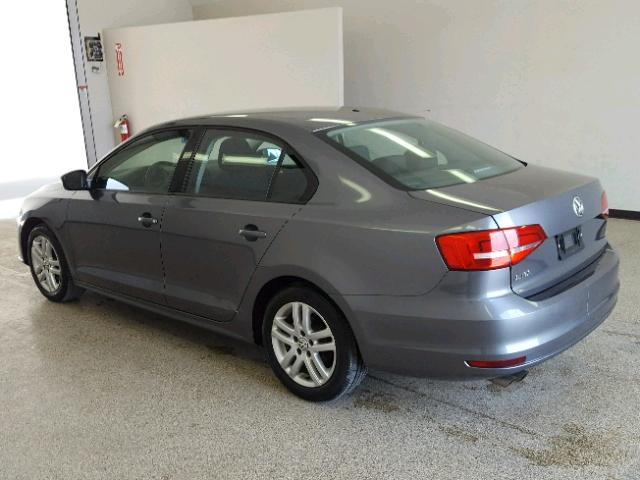 3VW2K7AJ7FM217082 - 2015 VOLKSWAGEN JETTA BASE 灰色 照片 3