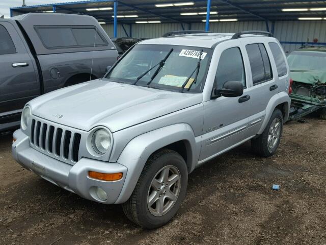 1J4GL58K93W687340 - 2003 JEEP LIBERTY SILVER photo 2