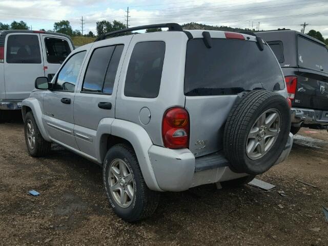 1J4GL58K93W687340 - 2003 JEEP LIBERTY SILVER photo 3