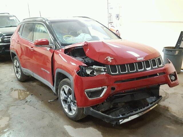 3C4NJDCB7JT262609 - 2018 JEEP COMPASS LI RED photo 1