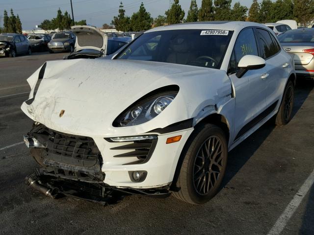 WP1AB2A52FLB68622 - 2015 PORSCHE MACAN S WHITE photo 2