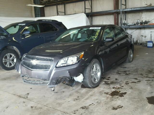 1G11B5SA7DF220412 - 2013 CHEVROLET MALIBU LS ნაცრისფერი ფოტო 2