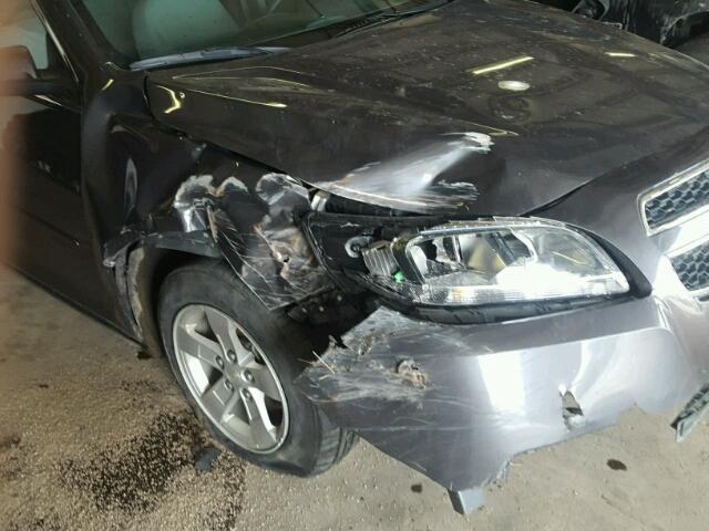 1G11B5SA7DF220412 - 2013 CHEVROLET MALIBU LS ნაცრისფერი ფოტო 9