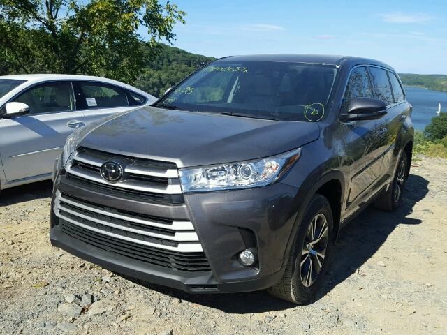 5TDZZRFH1HS225907 - 2017 TOYOTA HIGHLANDER CHARCOAL photo 2