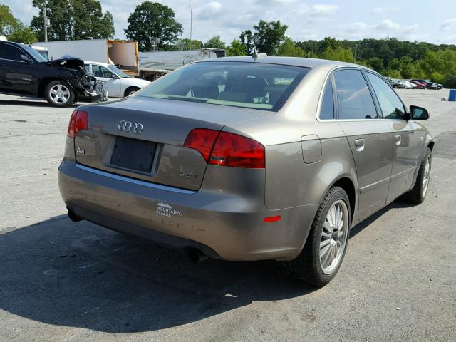 WAUAF78E76A033718 - 2006 AUDI A4 2 GOLD photo 4