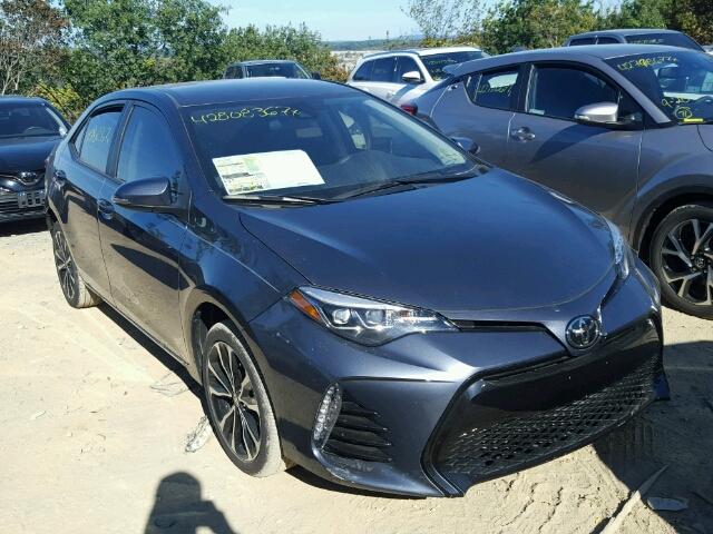 5YFBURHE4HP687843 - 2017 TOYOTA COROLLA L GRAY photo 1