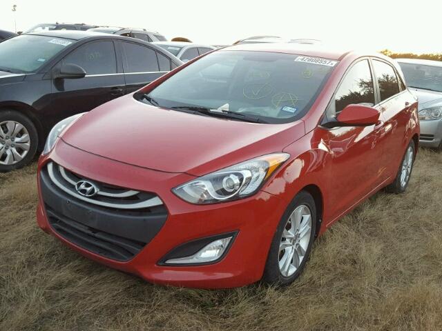 KMHD35LEXDU085999 - 2013 HYUNDAI ELANTRA GT RED photo 2