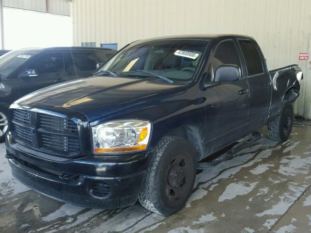 3D7KR28C66G154022 - 2006 DODGE RAM 2500 S BLUE photo 2