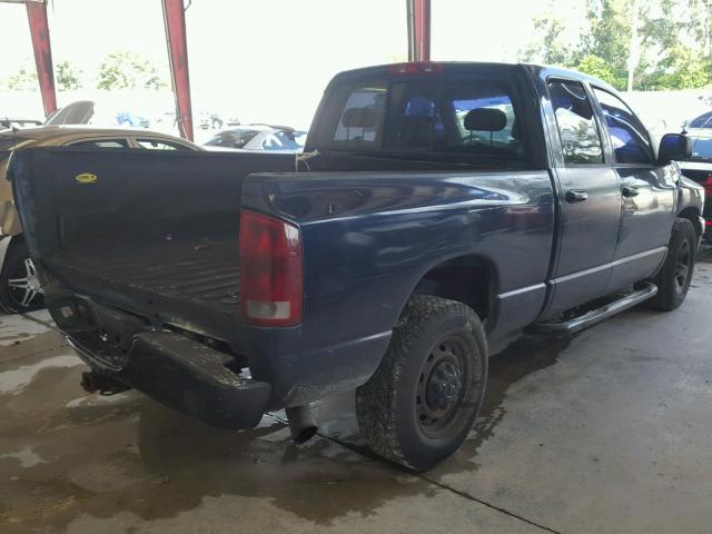 3D7KR28C66G154022 - 2006 DODGE RAM 2500 S BLUE photo 4