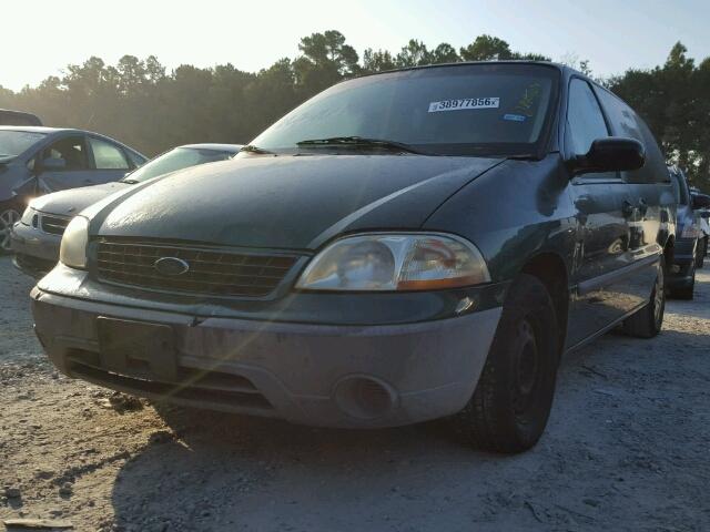 2FMZA50432BA39909 - 2002 FORD WINDSTAR L GREEN photo 2