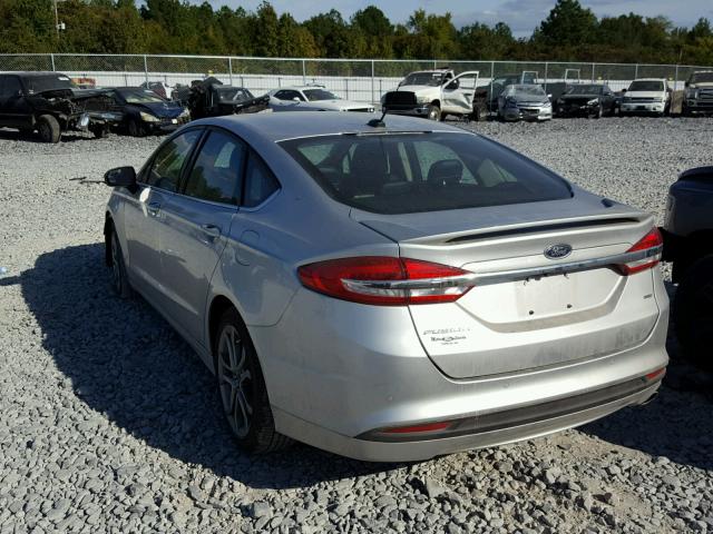 3FA6P0H74HR332824 - 2017 FORD FUSION TAN photo 3