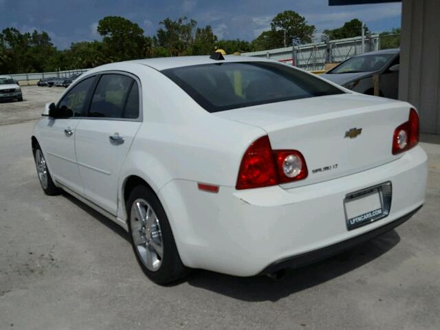 1G1ZD5EU2CF286013 - 2012 CHEVROLET MALIBU WHITE photo 3