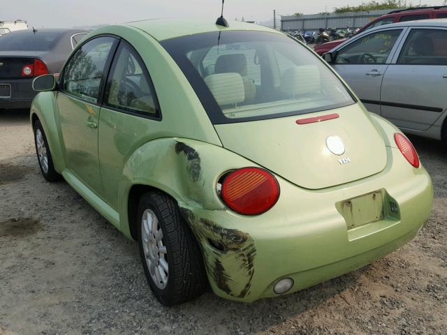 3VWCR31C55M416219 - 2005 VOLKSWAGEN NEW BEETLE მწვანე ფოტო 3
