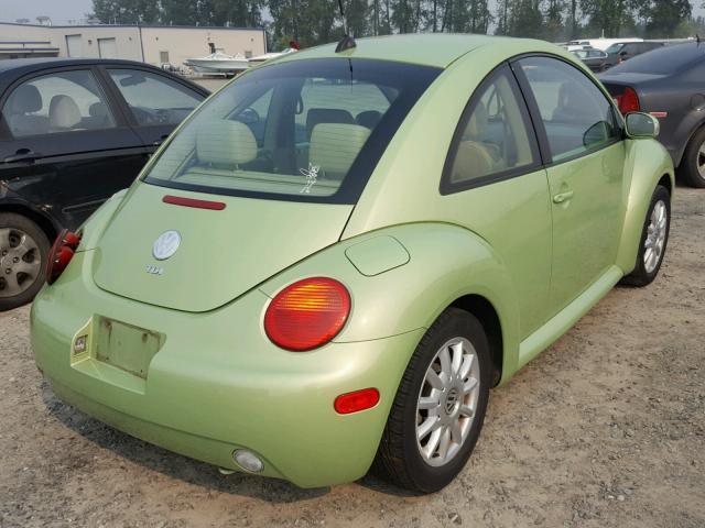 3VWCR31C55M416219 - 2005 VOLKSWAGEN NEW BEETLE მწვანე ფოტო 4