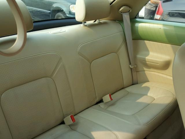 3VWCR31C55M416219 - 2005 VOLKSWAGEN NEW BEETLE მწვანე ფოტო 6