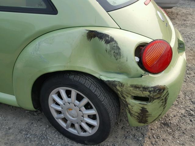 3VWCR31C55M416219 - 2005 VOLKSWAGEN NEW BEETLE მწვანე ფოტო 9