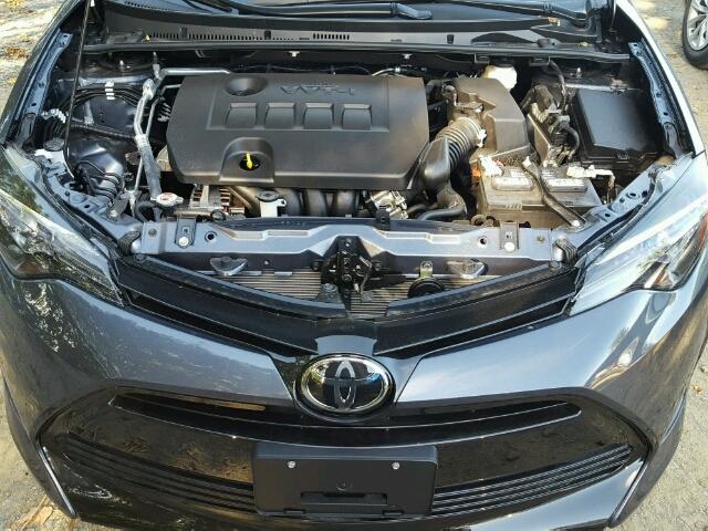 5YFBURHE9HP708492 - 2017 TOYOTA COROLLA L CHARCOAL photo 7