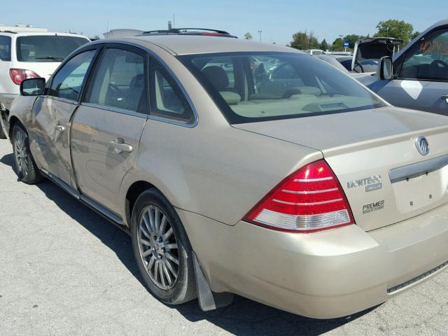 1MEHM42156G615792 - 2006 MERCURY MONTEGO PR GOLD photo 3