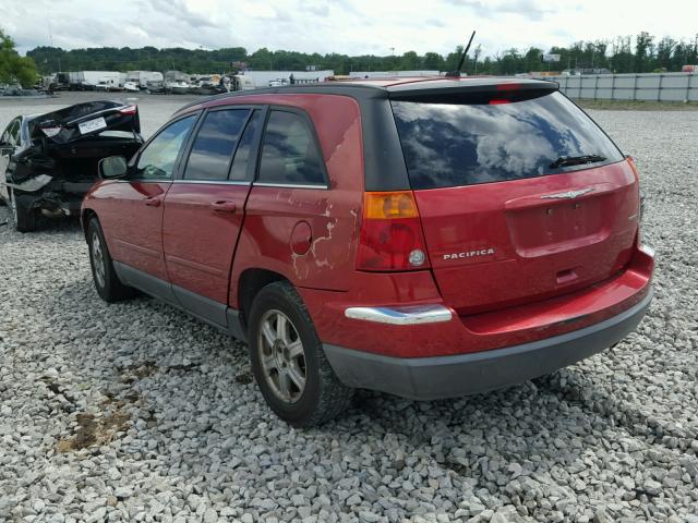 2A8GM68X28R630782 - 2008 CHRYSLER PACIFICA T RED photo 3