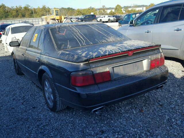 1G6KY5498YU336820 - 2000 CADILLAC SEVILLE ST BLACK photo 3